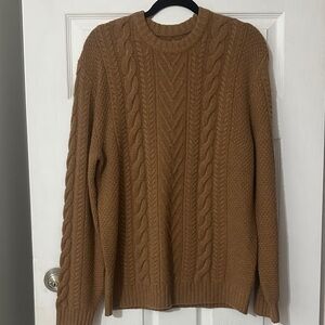 Everlane 100% Wool Cable Knit Sweater